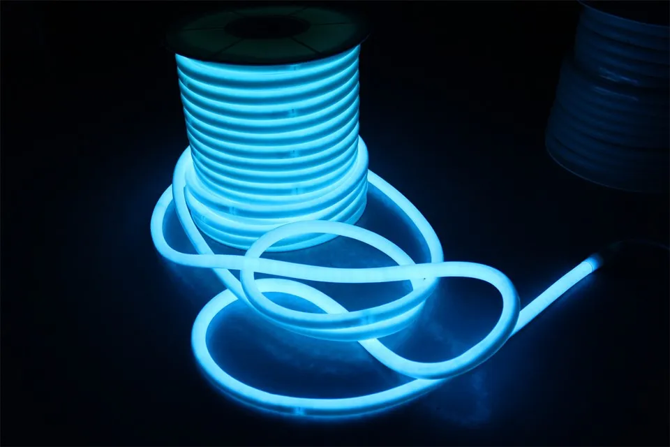 Blue LED Flexible Neon Strip For Outdoor Decorations High Brightness